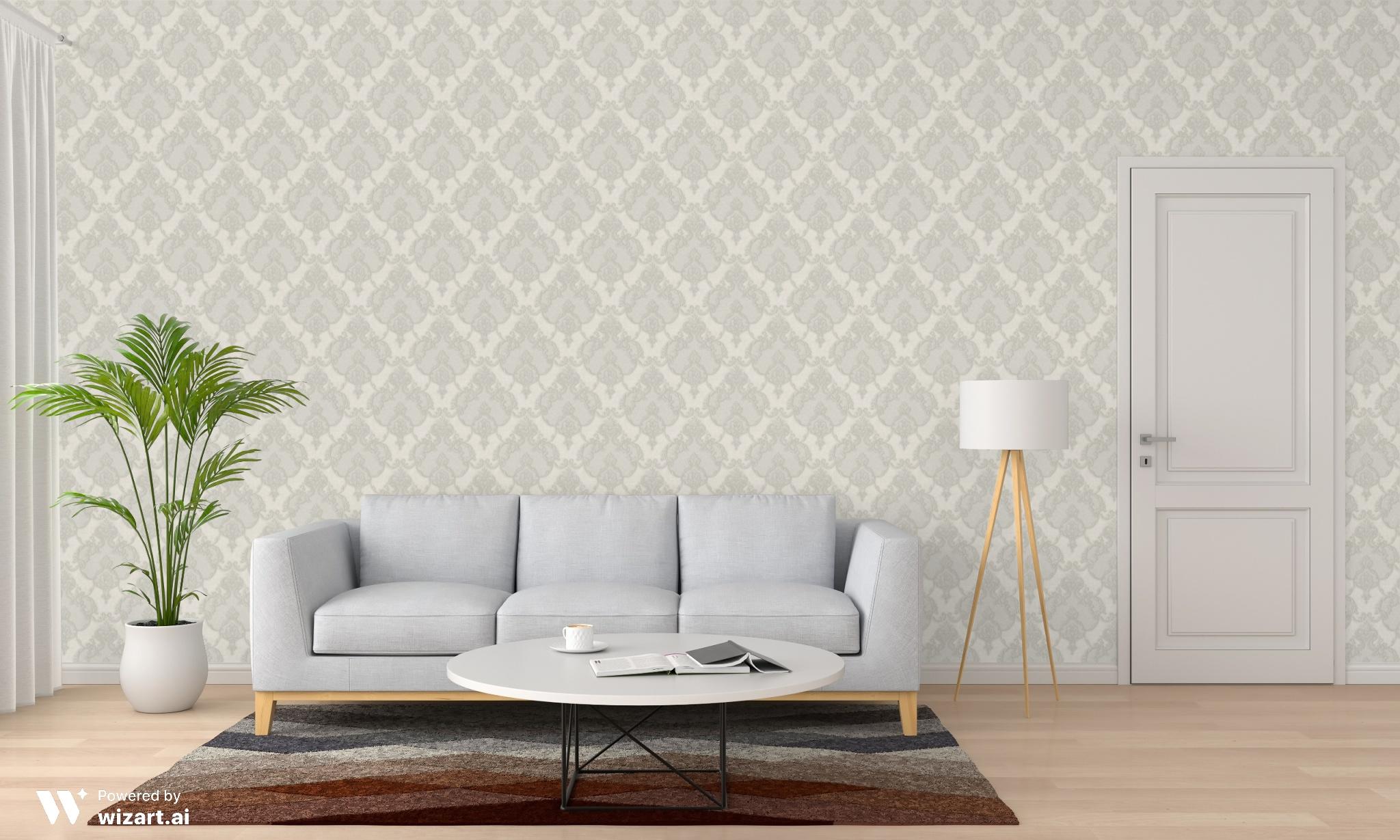 Damask Desen Duvar Kağıdı