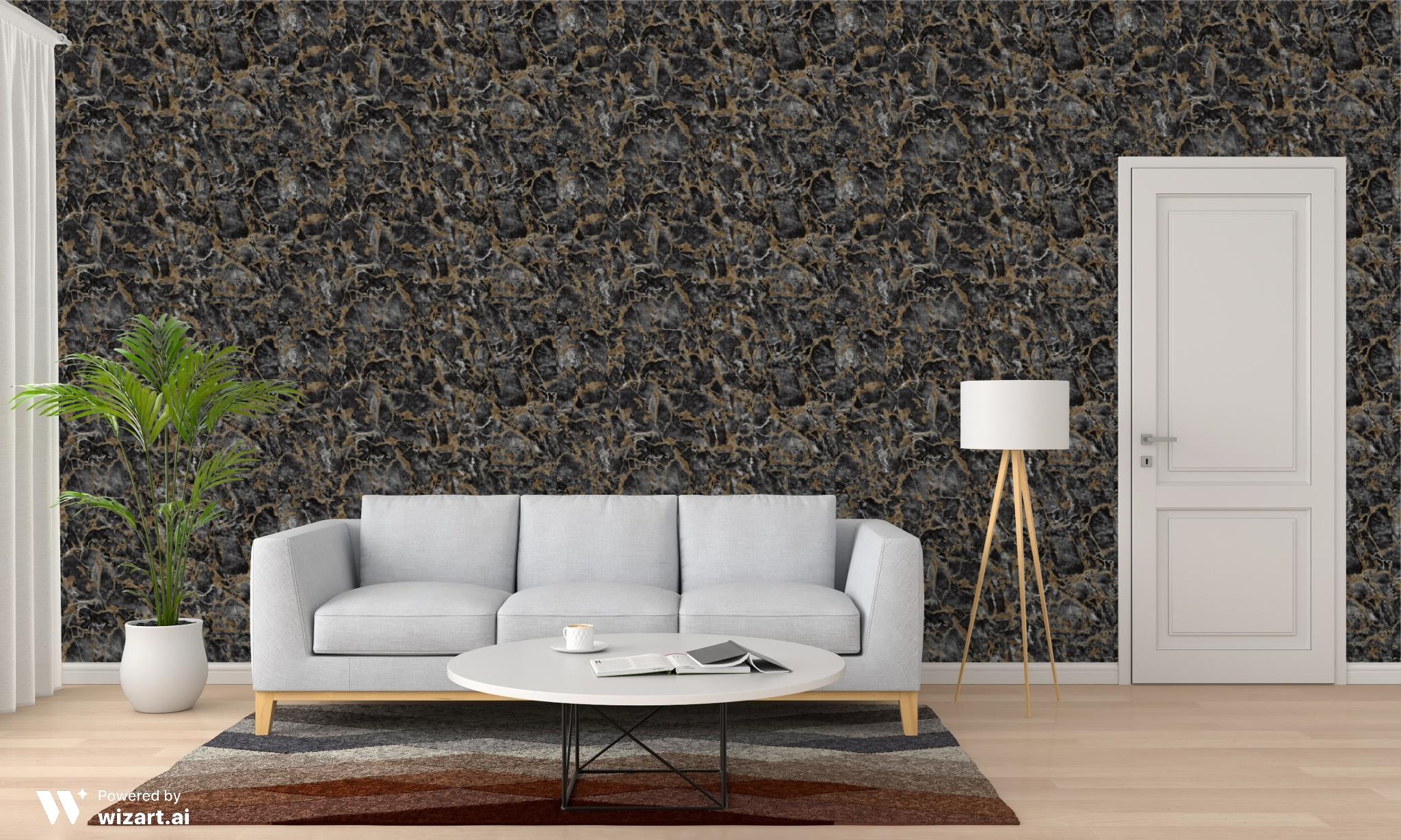 Modern Taş Desen Duvar Kağıdı