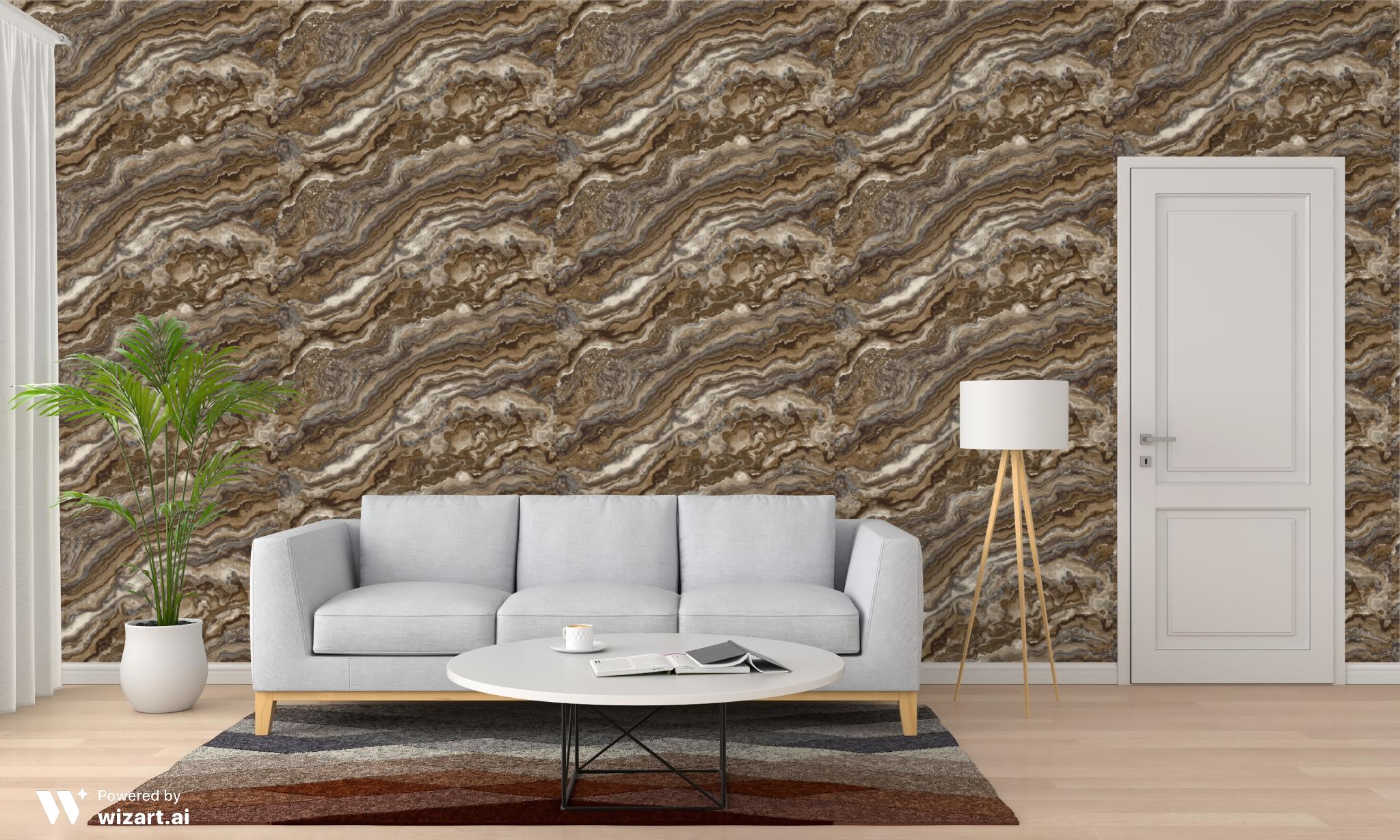 Modern Taş Desen Duvar Kağıdı