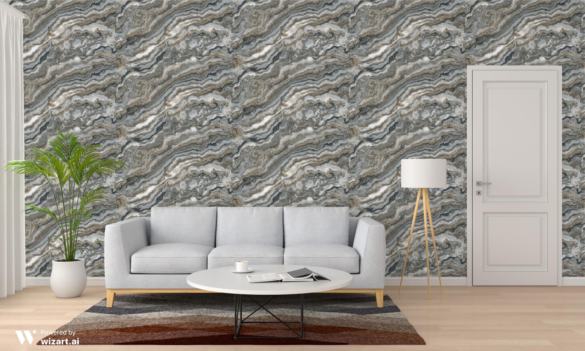 Modern Taş Desen Duvar Kağıdı