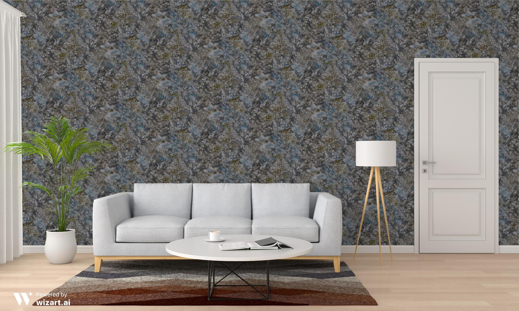 Modern Taş Desen Duvar Kağıdı