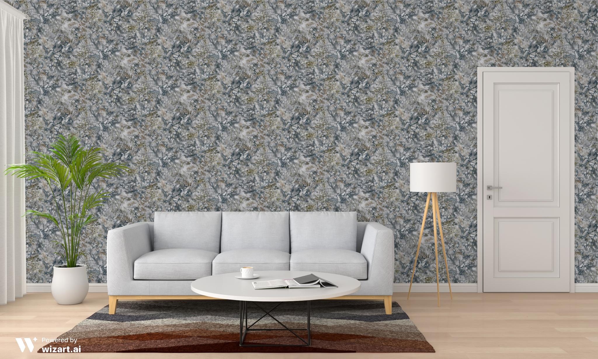 Modern Taş Desen Duvar Kağıdı