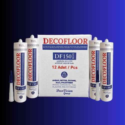 DECOFLOOR AKRİLİK SIVI ÇİVİ 1 Koli DF-150 MAX